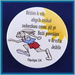 Kličenka- dětský motiv s textem-prům.5cm.