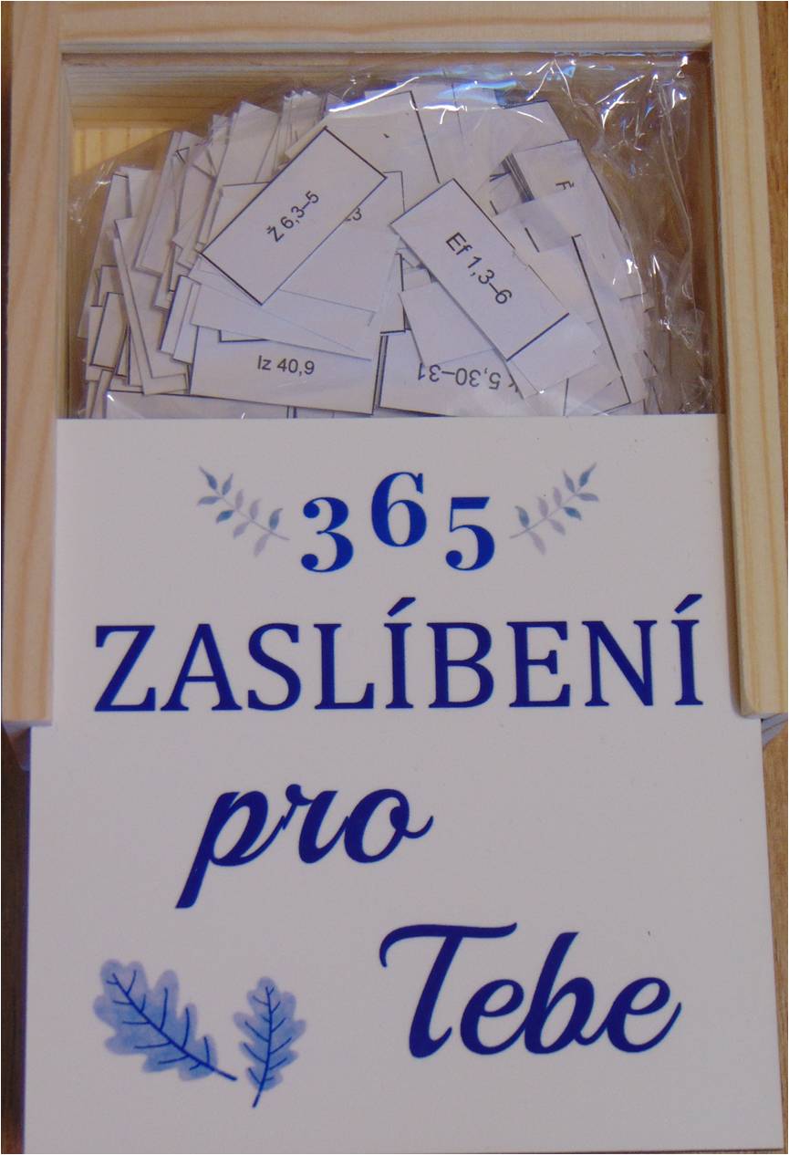 Krabička -365 zaslíbení pro tebe s veršíky
