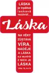 Magnetka KřÍŽ – LÁSKA