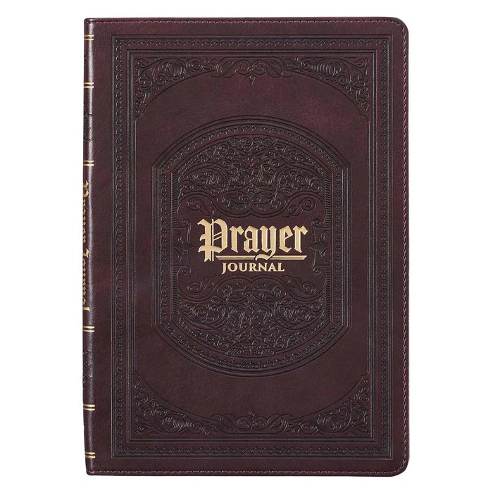 Modlitební deník -The LORD's Prayer Dark Brown Prompted