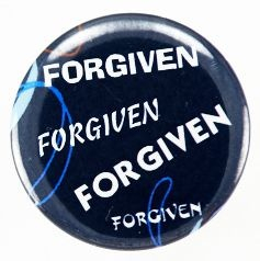 Placka-25mm,špendlík-- Forgiven
