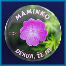Placky 75mm - Maminko - zrcádko