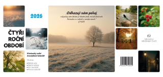 Stolní kalendář 2026 - Čtyři roční období