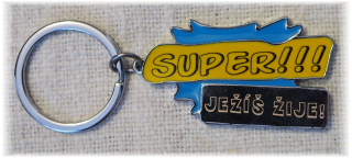 Klíčenka SUPER - Ježíš žije