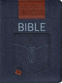 Bible ČEP DT malá, zip, jeans, výřezy zip, jeans, orientační výřezy