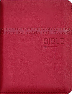 Bible ČEP DT malá, zip, tmavě červená