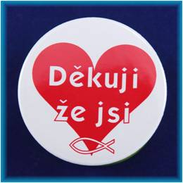 Magnetek s textem-prům.5cm-Děkuji, že jsi