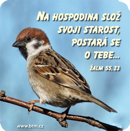 Magnetka s biblickým veršem