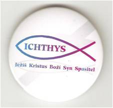 Odznak –dětský motiv s textem-prům.5cm.