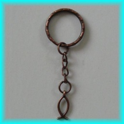 Přívěšek mix 3 - Ryba Jesus s kolečkem na klíče