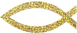 Samolepka -perleťová-zlatá ( vel.12cm )