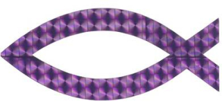 Samolepka-perleťová -fialová (vel.10.5cm)