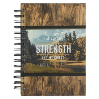 Kroužkový zápisník -The LORD is My Strength - Psalm 28:7