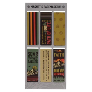 Magnetické záložky ( sada 6 kusů ) -Path of Life - Psalm 16:11